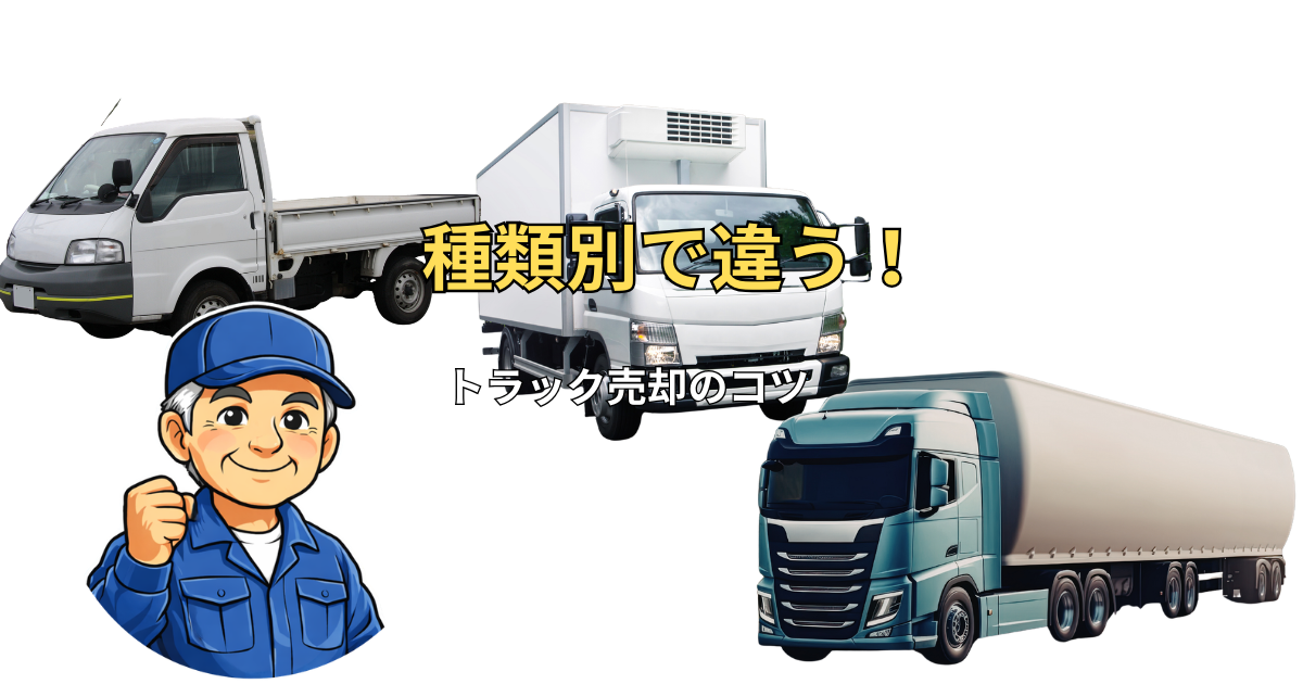 種類別で違うトラックの売却