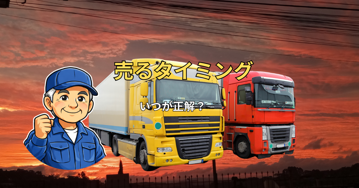 中古トラック売るタイミング