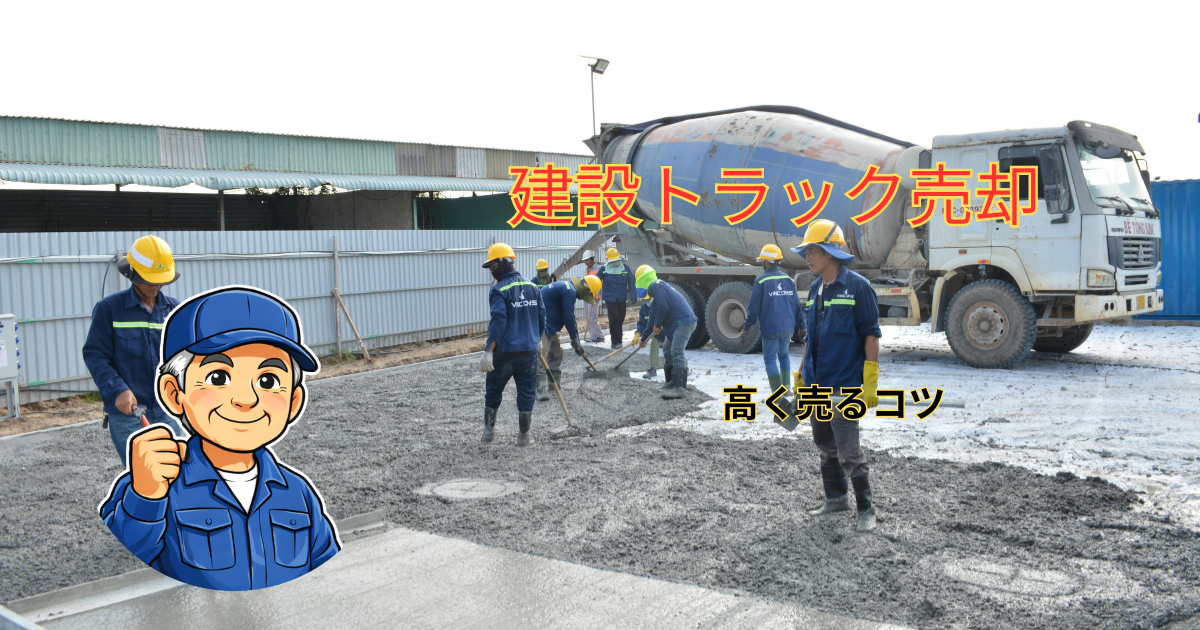 建設トラックの売却