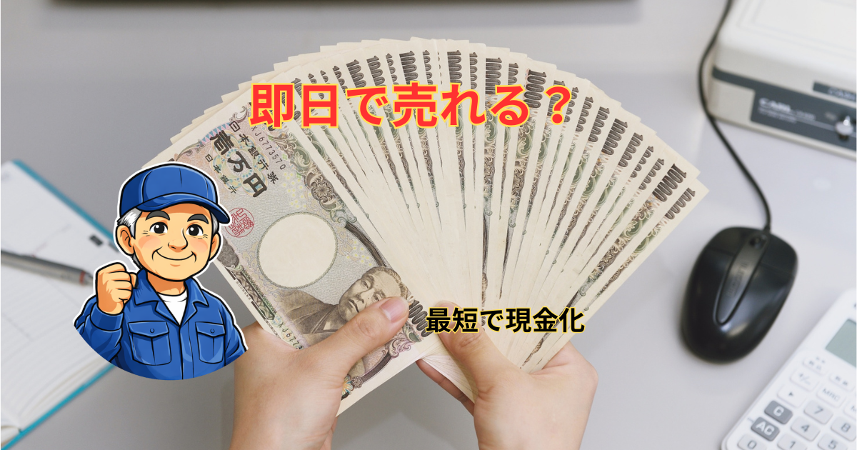 トラック売却で即日現金化