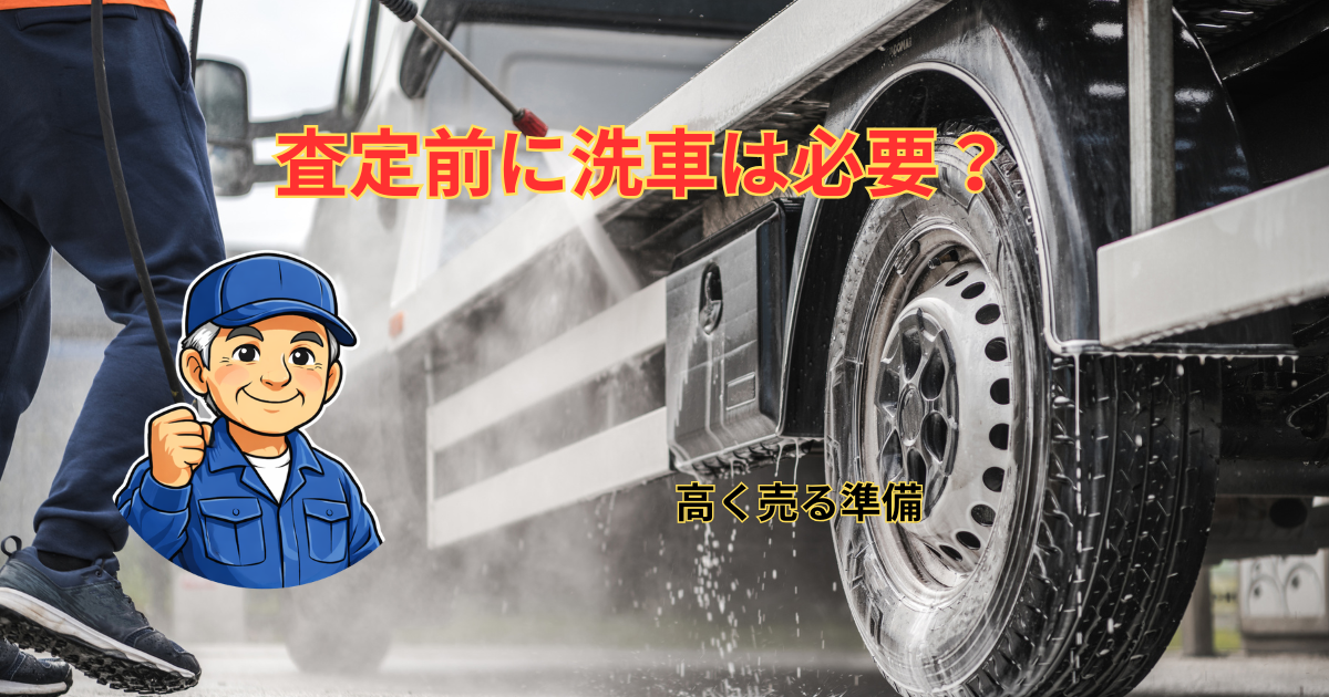 査定前の洗車は必要か
